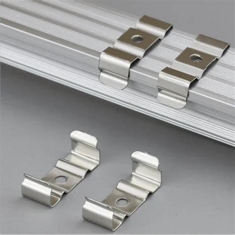 fluorescent light metal brackets|Clip Holder Fluorescent Tube Lamp Mounting Bracket .